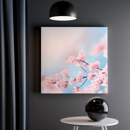 Artaza Toile Peinture Fleurs Roses - 40x40 - Photo sur Toile - Impression sur Toile