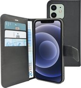 MyLabel hoesje - Walletcase - Zwart - Apple Iphone 12