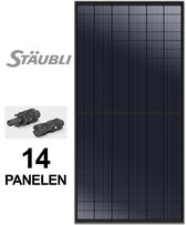 Sunket 14 Zonnepanelen 440 Watt vermogen Full Black