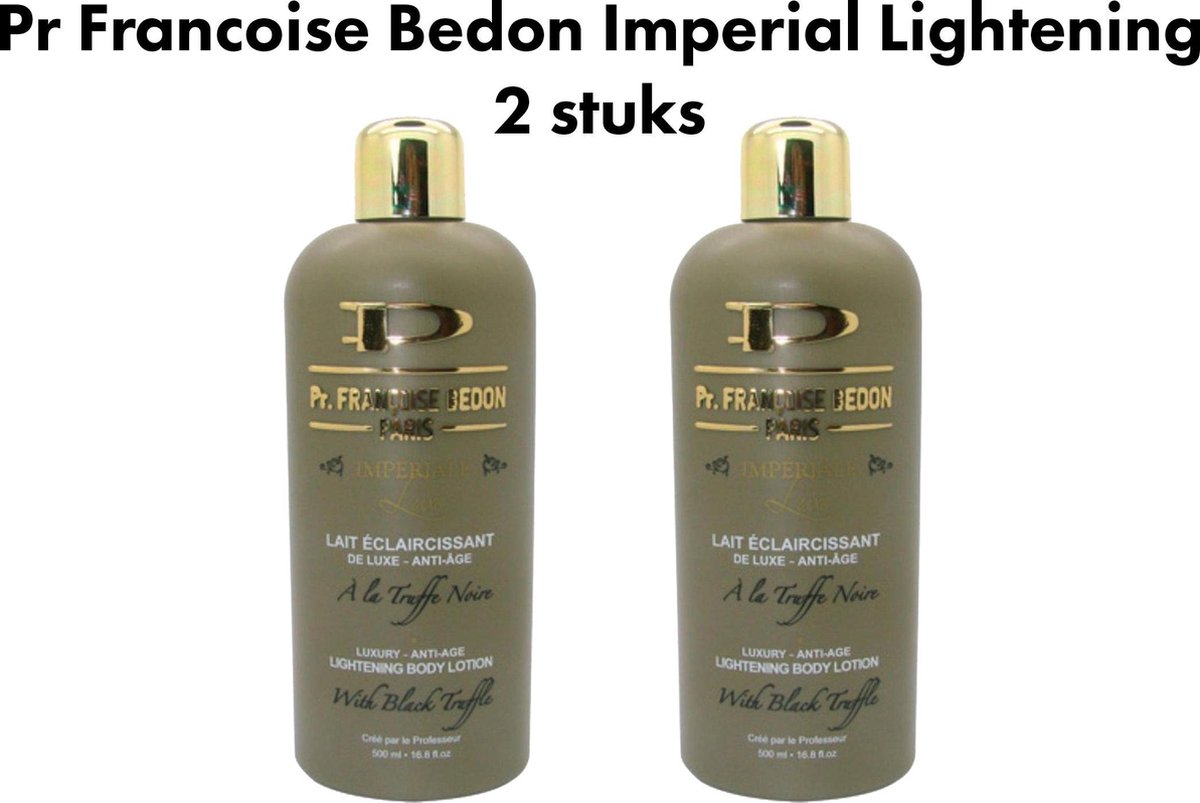 Pr Francoise Bedon - Imperial Lightening lotion 2 stuks