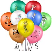 Ballonnen - bekende kinderfilm - kinderfeestje - partijtje - versiering - feest - set van 9