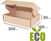 verzenddozen bruin - ecologisch - 200x150x50 ( 20 stuks )