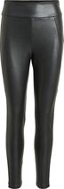 Vila Broek Vinnis Hwsk 7/8 Coated Leggings/tb 14065163 Black Dames Maat - W36