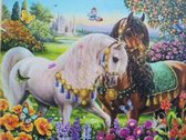 MONA LISA DIAMOND PAINTING PAARDEN 45X55 CM