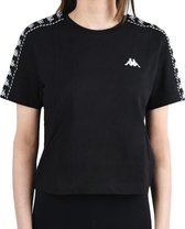 Kappa Inula T-Shirt 309090-19-4006, Vrouwen, Zwart, T-shirt, maat: XL