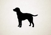 Lab Pointer - Silhouette hond - S - 45x56cm - Zwart - wanddecoratie