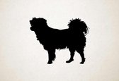 Silhouette hond - Kromfohrlander - L - 75x95cm - Zwart - wanddecoratie