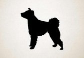 Silhouette hond - Pumi - Pumi - S - 45x46cm - Zwart - wanddecoratie