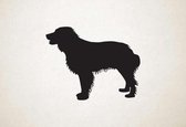 Silhouette hond - Saint-usuge Spaniel - Saint-usuge-spaniël - XS - 24x30cm - Zwart - wanddecoratie