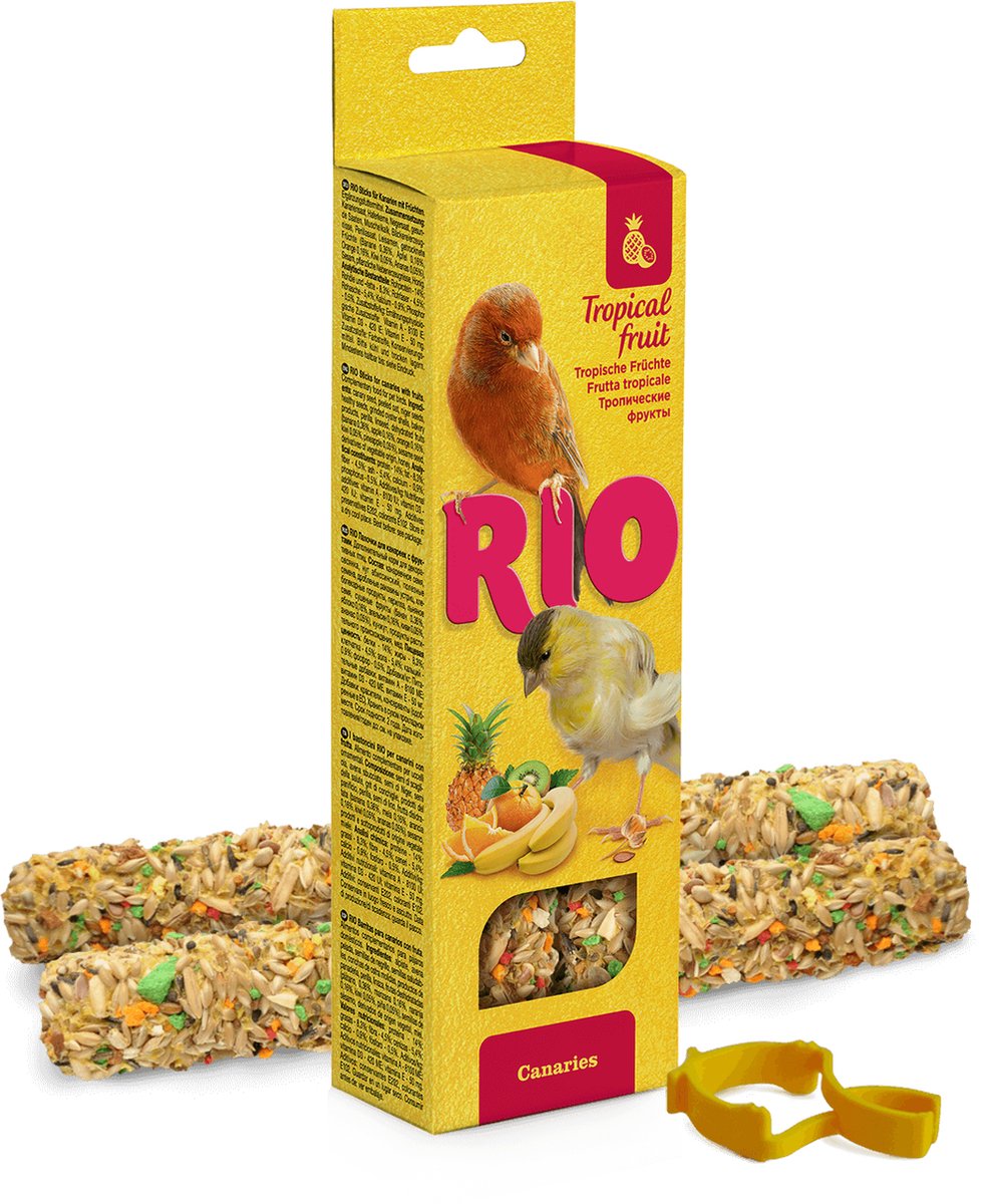 RIO Sticks voor kanaries met tropisch vruchten 2x40 gram