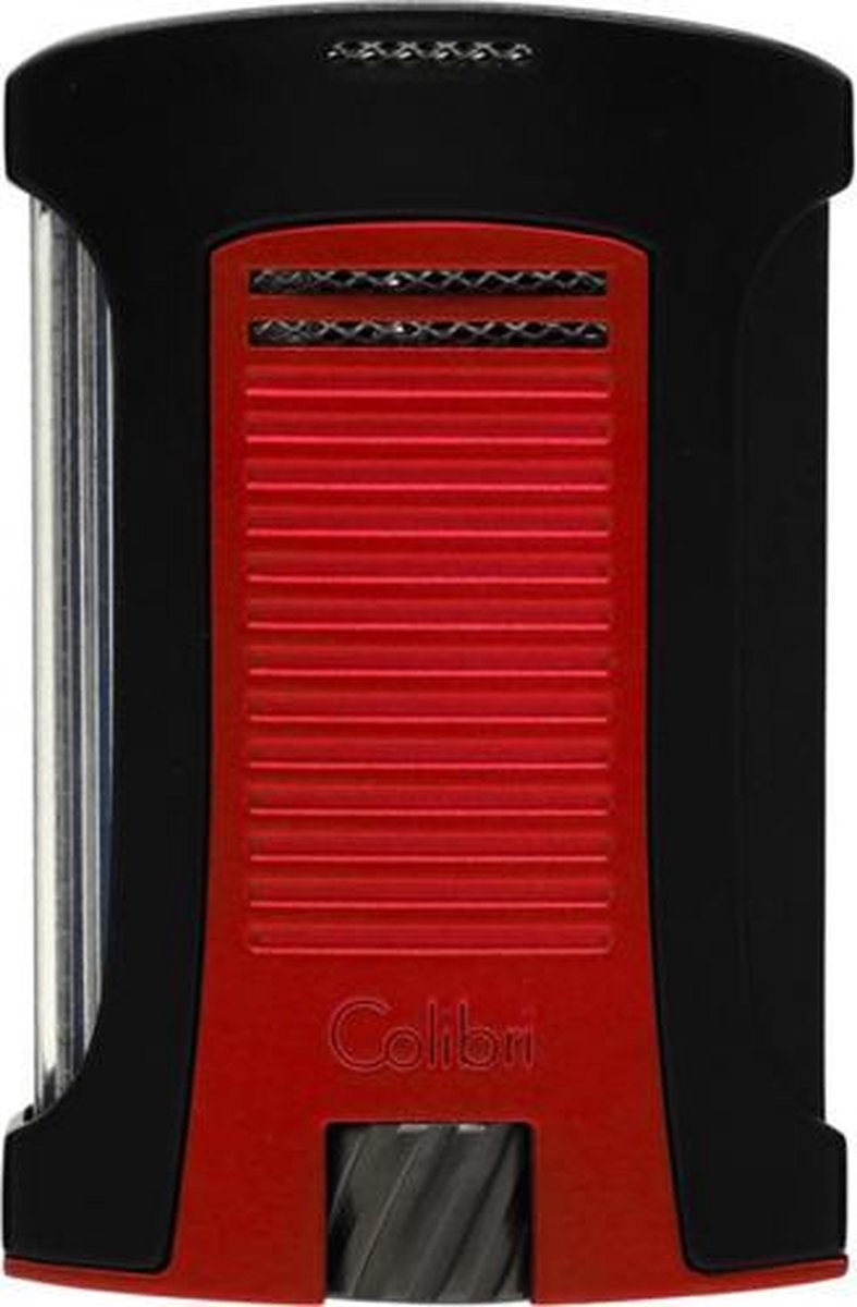 Goedkoopste Colibri aansteker Single Jet Flame Daytona Black/Red