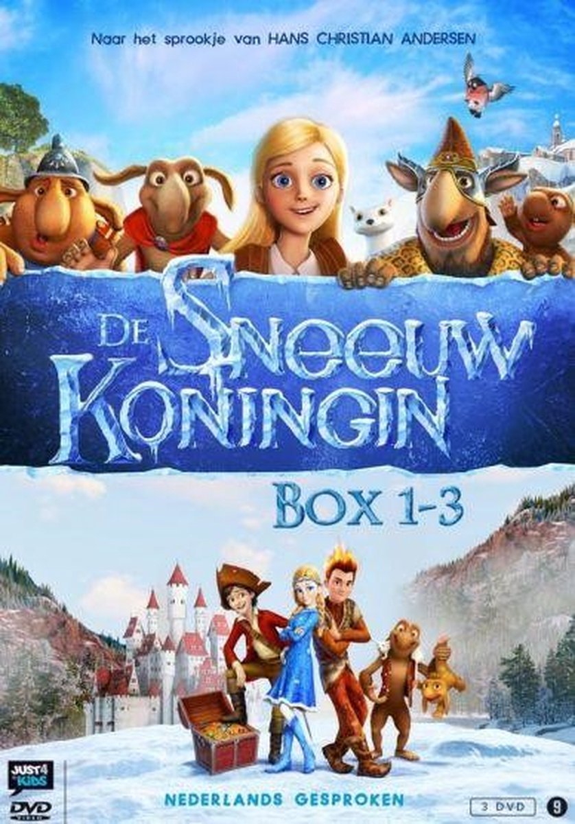 De Sneeuwkoningin 1-3 - Film DVD - Avontuurlijke animatie | bol