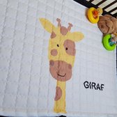 Boxkleed 75x95 girafje Liefboefje - baby boxkleed - boxkleden
