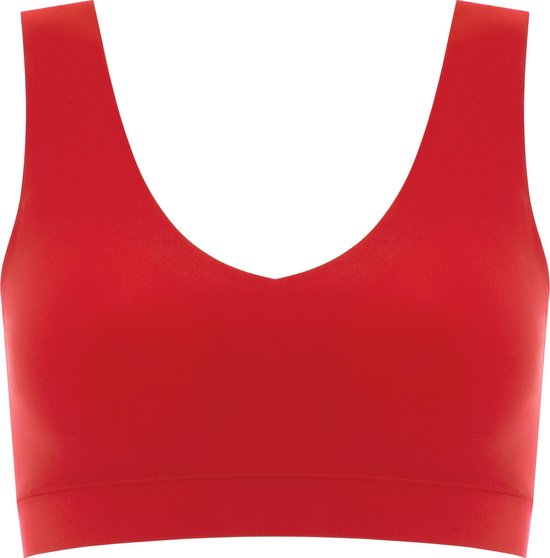 Chantelle Bralette top met vulling - Soft Stretch - Padded top - M - Rood.