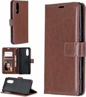 Sony Xperia 10 III - Bookcase Bruin - portemonee hoesje