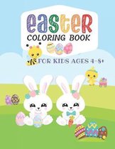 Easter Coloring Book for Kids Ages 4-8+