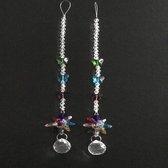 Decoratief Beeld - Butterfly Crystal Suncatcher Ball - Kristal - Nee - Groen, Blauw, Geel, Rood En Paars