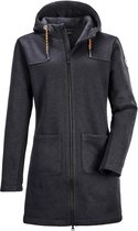 Killtec dames winterparka jas/vest zwart - maat 40