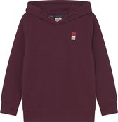 Vingino Hoodie B-basic Jongens Katoen Bordeaux Maat 110