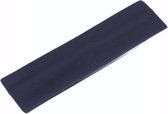 Haarband Basic 6cm Donker Blauw - 2 stuks - Hoofdband Sport Stof Elastisch
