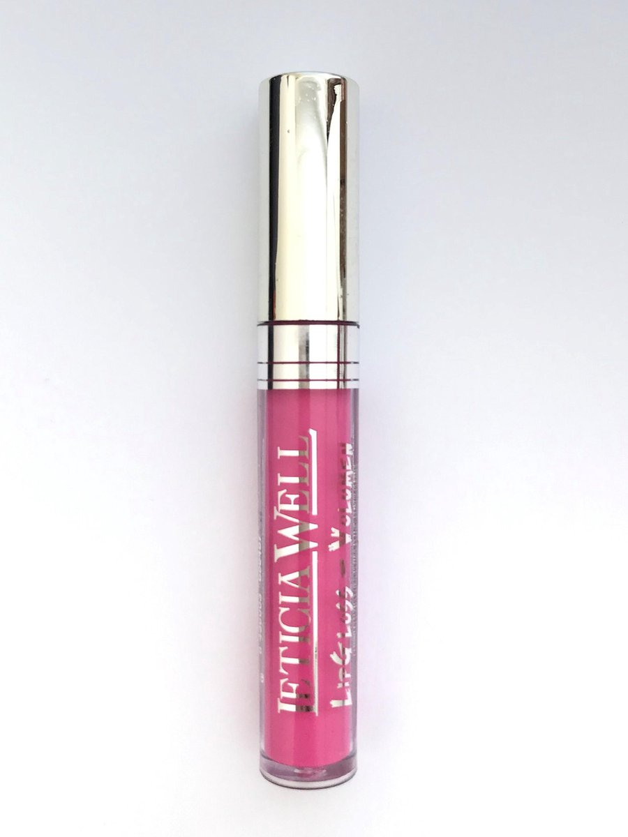 Leticia Well - Lipgloss Volume met lanoline olie - fel/zoet roze - nummer 506 - 1 flesje met 5 ml. inhoud