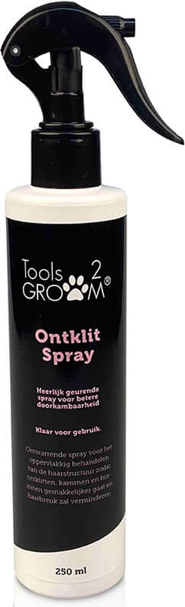 Tools-2-Groom anti klitspray zonder siliconen 250ML