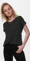 Only T-shirt Onlmoster S/s O-neck Top Noos Jrs 15106662 Dark Grey Melange Dames Maat - XL