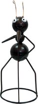 Beeld - Metaal - Insect - Mier met microfoon - Bruin - 30x12x10cm - Sarana - Fairtrade Indonesie - Fairtrade