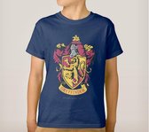 Harry Potter-T-shirt-Gryffindor- Donker blauw-Maat 146