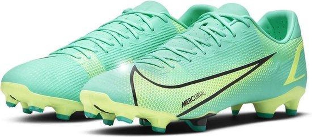 Nike Mercurial Vapor 14 Academy Gras / Kunstgras Voetbalschoenen (MG)  Turquoise Lime | bol.com