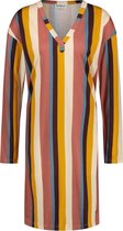 CYELL FRESH STRIPE Dames Nachthemd Lange Mouw - Veelkleurig Strepen - Maat 44