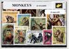 Afbeelding van het spelletje Apen – Luxe postzegel pakket (A6 formaat) - collectie van 25 verschillende postzegels van apen – kan als ansichtkaart in een A6 envelop. Authentiek cadeau - kado - kaart - aapje - aap - primaat - dieren - chimpansee - gorilla - neusaap - makaak