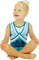 Sparkle&Dream Turnpakje Dana Hawaii Mint - AXXL | maat L voor turnen en gymnastiek