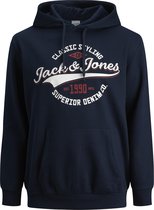 JACK&JONES PLUS SIZE JJELOGO SWEAT HOOD 2 COL 21/22 PS Heren Trui - Maat EU4XL US2XL