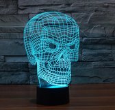 Skull RGB LED The Angry Skull Night and Day Light