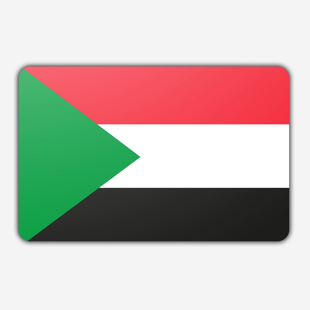 Vlag Sudan - 70 x 100 cm - Polyester