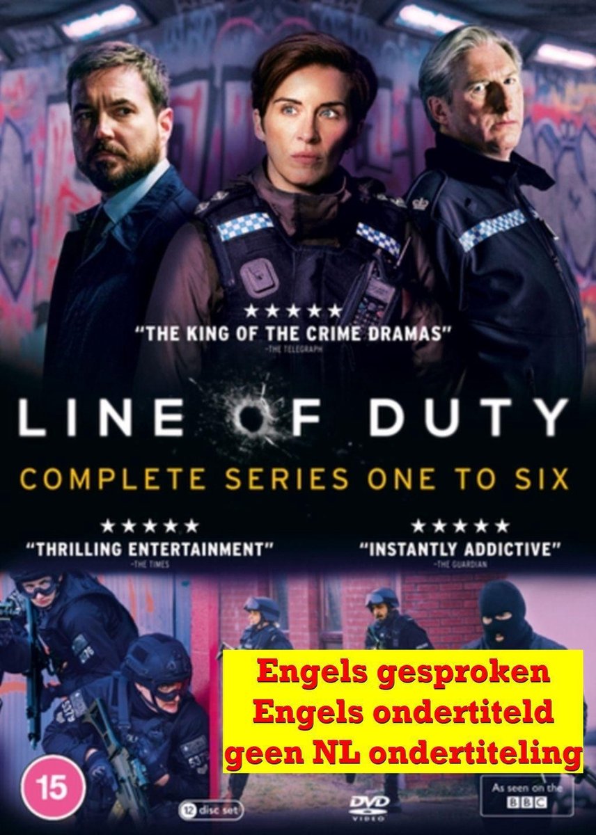 Line Of Duty Series 1-6 (DVD) (Dvd), Martin Compston | Dvd's