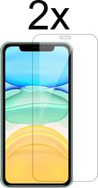 iPhone XR Screenprotector Glas glas - Beschermglas iPhone XR Screen Protector - iPhone 11 Screenprotector - 2 stuks