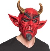 Latex hoofdmasker Duivel