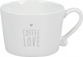 Bastion Collections - Mok Coffee Love - Grijs