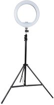 Selfie Ring Statief - Ringlight met statief - Met Flexibele Telefoonhouder - 10 inch