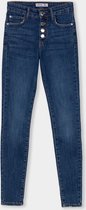 Tiffosi-meisjes-spijkerbroek, jeans-Emma148-skinny fit-high waist-kleur: blauw-maat 152