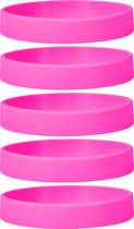 Siliconen Armbanden Roze - voor Volwassenen (zak van 30 stuks)