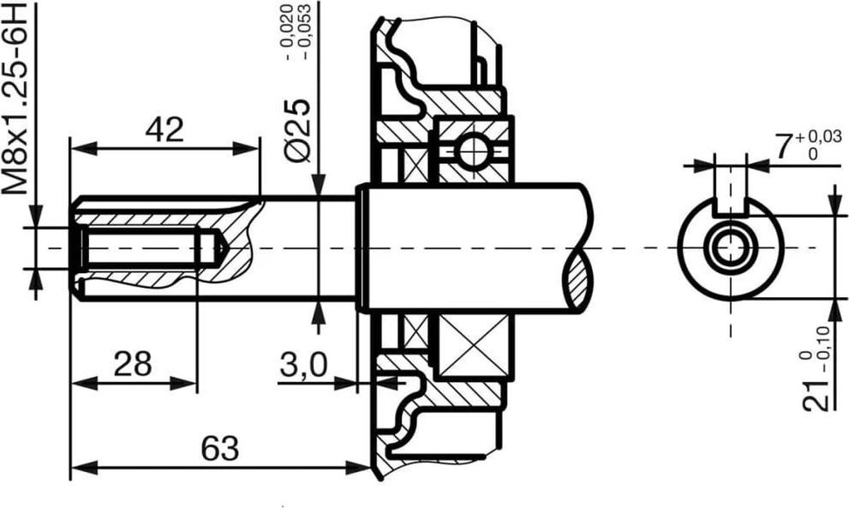 vidaXL - Benzinemotor - 15 - pk - 11 - kW - zwart — afbeelding 2
