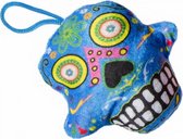 knuffel doodskop junior 15 cm pluche blauw