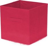 opvouwbare opbergdoos 31 x 31 cm karton rood