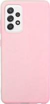 Fel roze softcase Samsung Galaxy A52