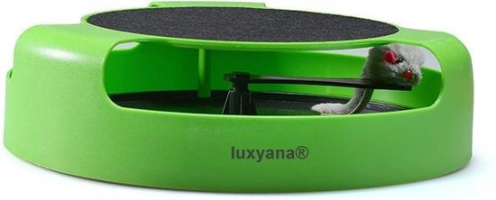 Luxyana® Kattenspeeltje 'Catch The Mouse' - Geen batterij nodig - Milieuvriendelijk kattenspeelgoed - Luxyana