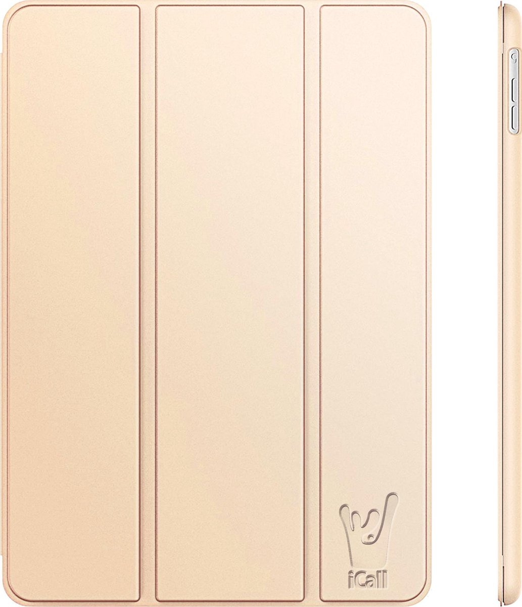 Hoes geschikt voor iPad Air 2019 10.5 inch - Book Case Goud - Trifold