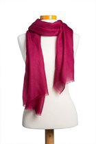 Cashmere Pashmina Sjaal Pruim Rood - Sjaals - 100% cashmere - handgeweven in Nepal